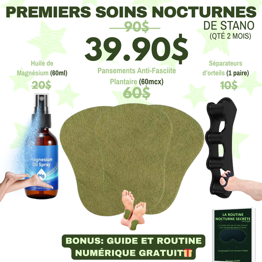 5 Min Par Nuit Pour Appliquer Les Premiers Soins Nocturnes De STANO Pour Être Sans Douleur Plus Rapidement (QTÉ 2 MOIS)